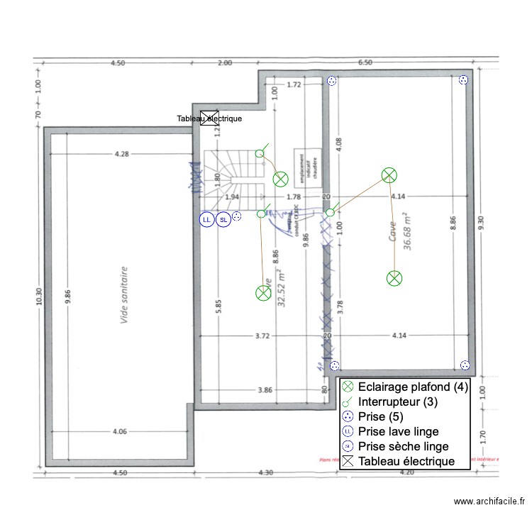 Cave Fourqueux. Plan de 0 pièce et 0 m2