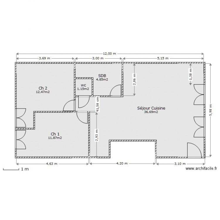 MENZER 3ème . Plan de 0 pièce et 0 m2