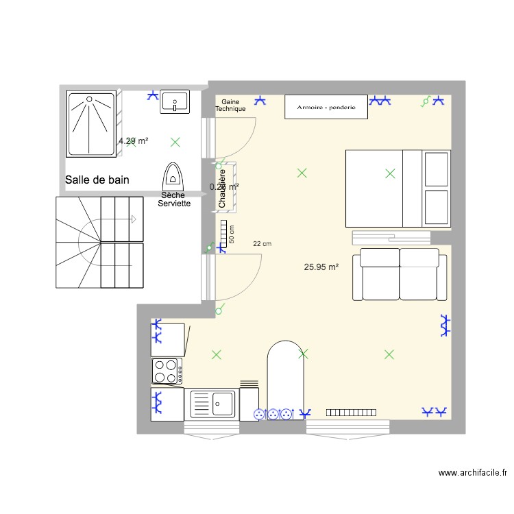 Markelbach 115 1er étage. Plan de 0 pièce et 0 m2