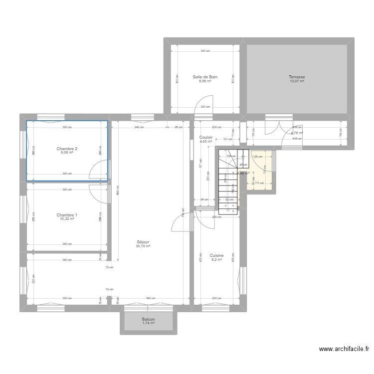 1EtgStMemmie. Plan de 0 pièce et 0 m2