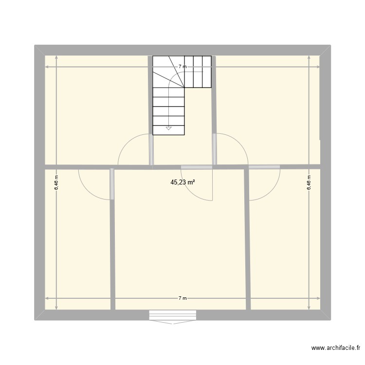 2e ETAGE. Plan de 0 pièce et 0 m2