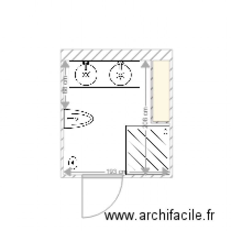 plan sdb cocomazzi. Plan de 0 pièce et 0 m2