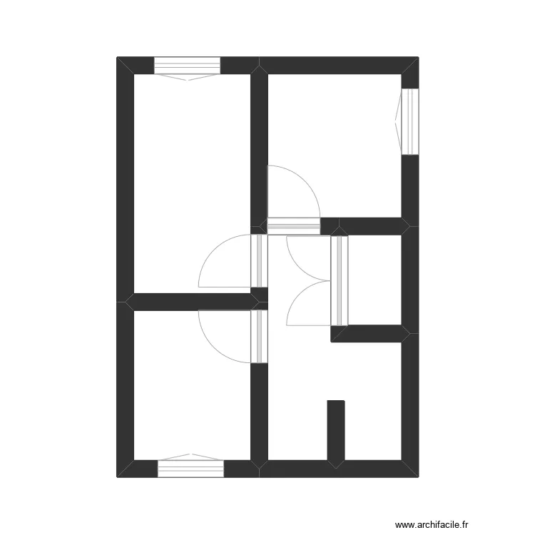 Sous sol concorde. Plan de 