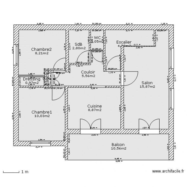 etage1. Plan de 0 pièce et 0 m2