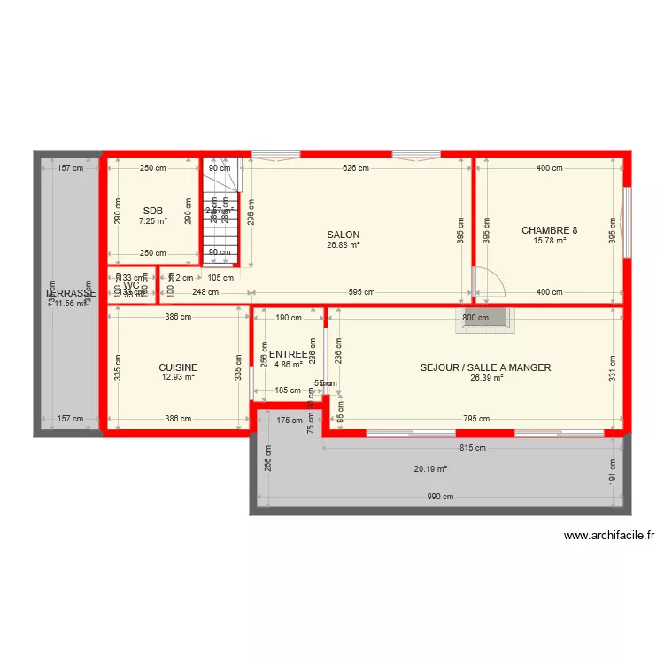 BI 6414 RDC M. Plan de 