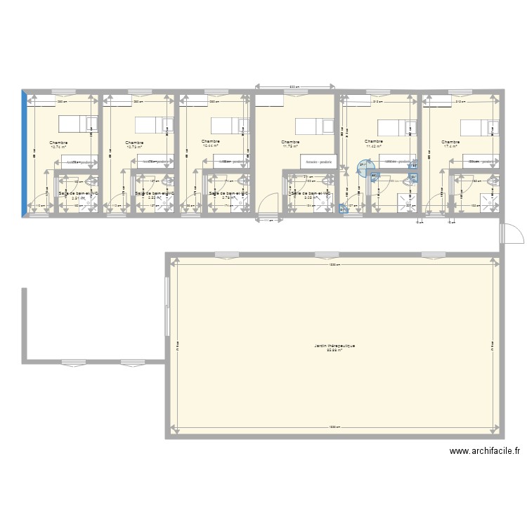 EHPAD. Plan de 0 pièce et 0 m2