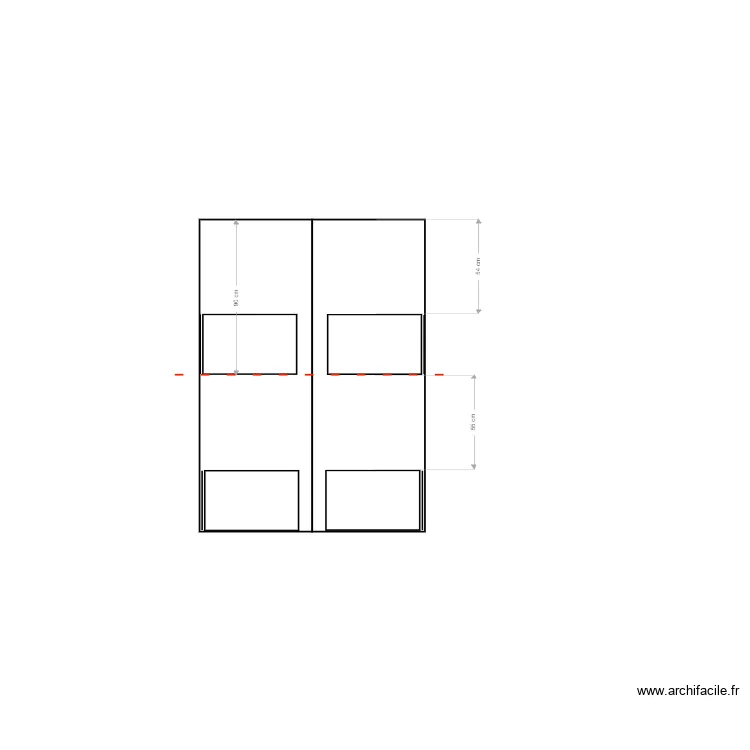 BUREAU VAISE. Plan de 
