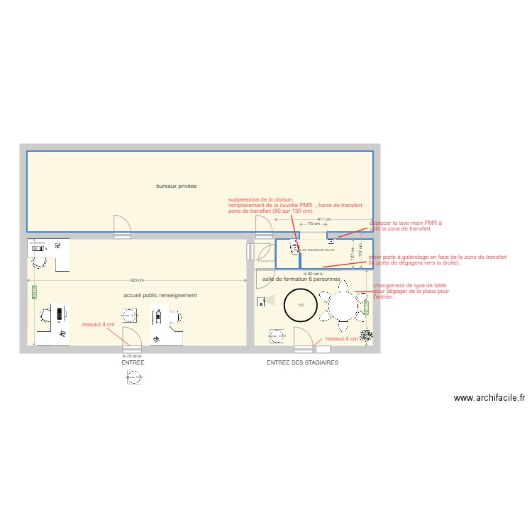 ATC FORMATION TRAVAUX  v3. Plan de 0 pièce et 0 m2
