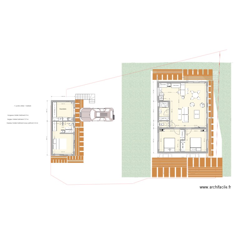 bengalow 3. Plan de 0 pièce et 0 m2