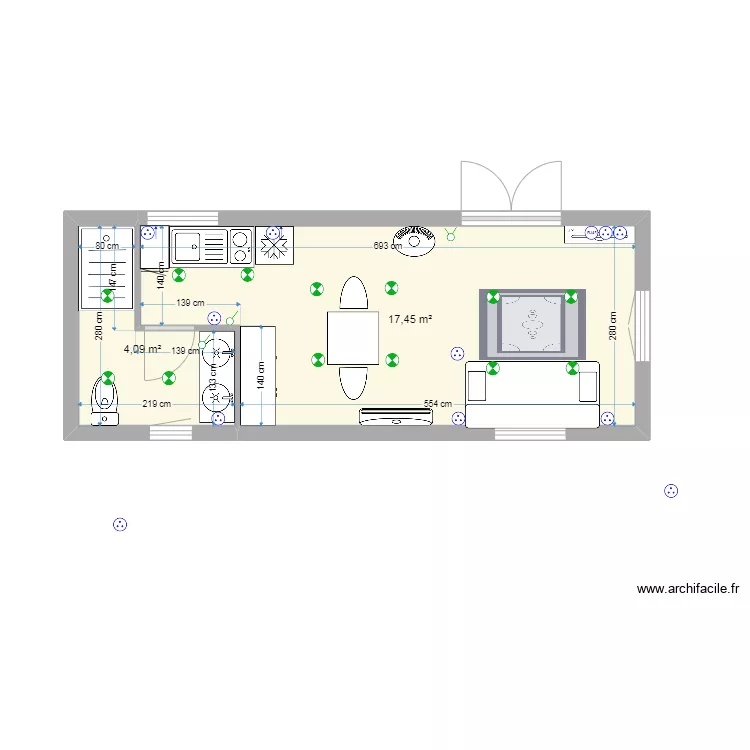 studio gregou. Plan de 