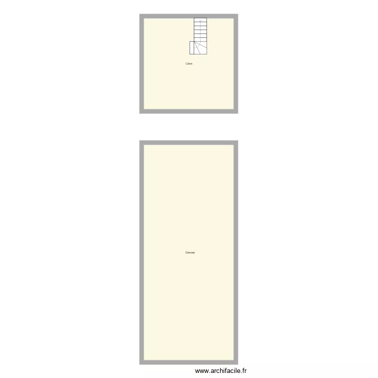 Croquis RAPENEAU CAVE GRENIER. Plan de Croquis RAPENEAU CAVE GRENIER. Plan de