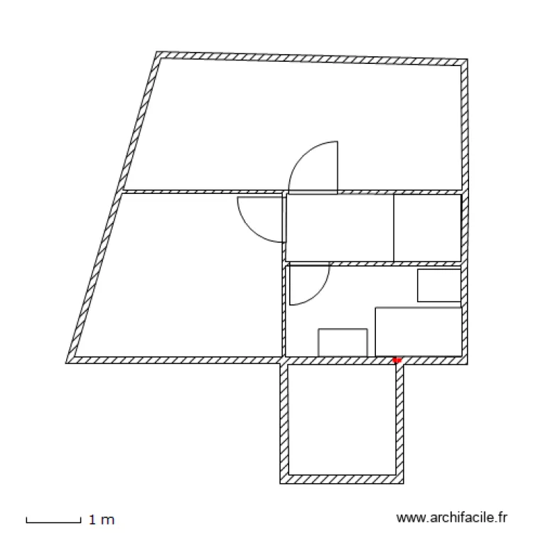 valentin chambre grenier. Plan de 