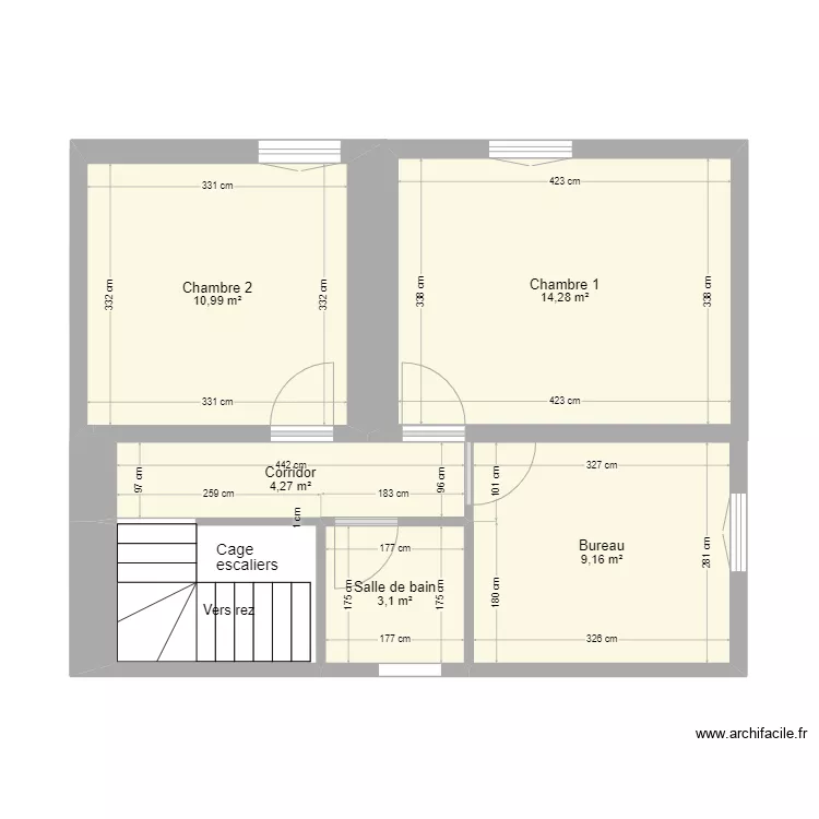 Rez 2. Plan de 