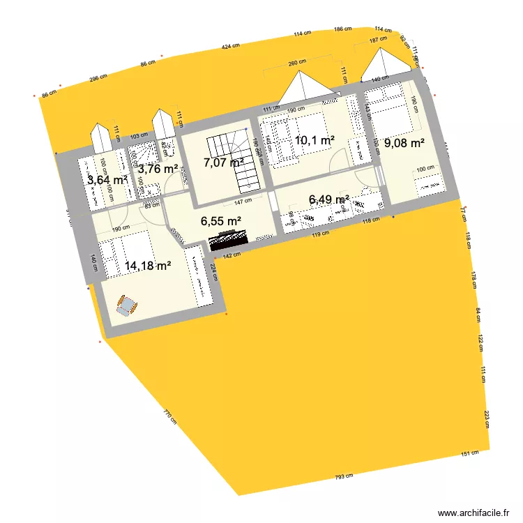 PRIEUX intérieur 1ER à terme A. Plan de PRIEUX intérieur 1ER à terme A. Plan de