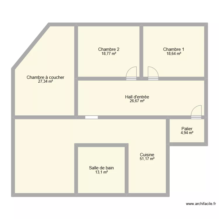 TUNCER. Plan de 7  et 161 m²