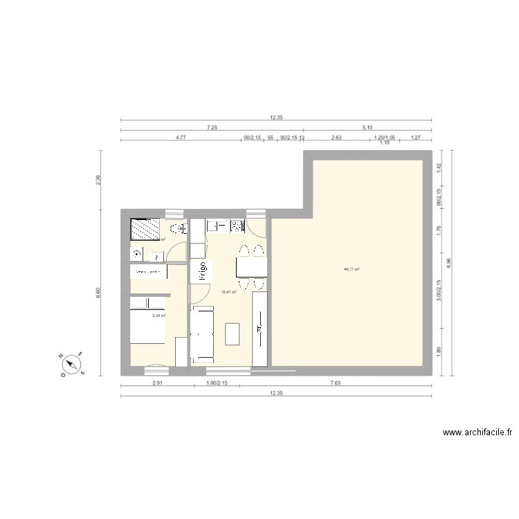 Ventabren optim T2. Plan de 0 pièce et 0 m2