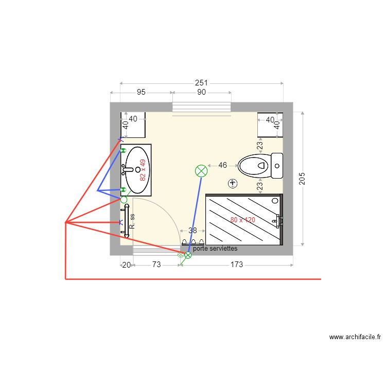 salle de bains 2021 12 05a. Plan de 0 pièce et 0 m2