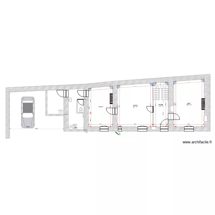 St Etienne de St Geoirs 4 modifi&eacute;. Plan de 
