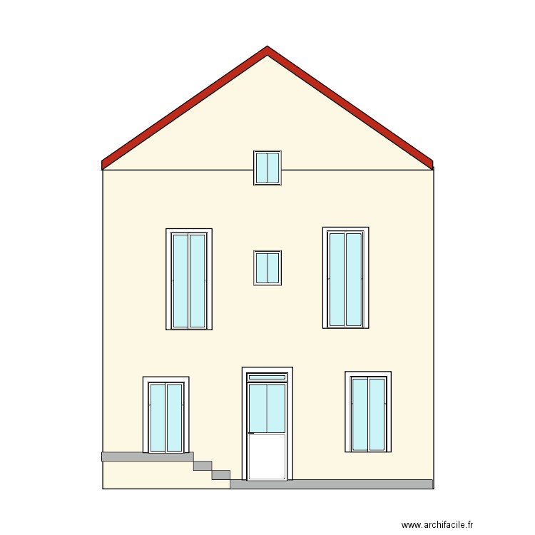 Facade2. Plan de 0 pièce et 0 m2