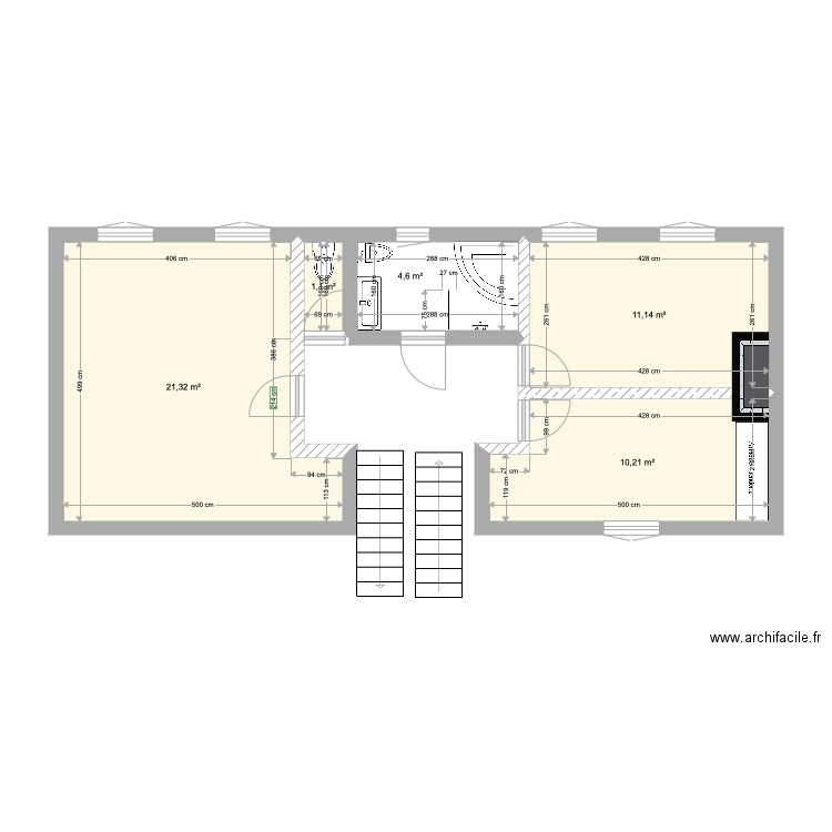 ETAGE PROJET 2 OK. Plan de 0 pièce et 0 m2