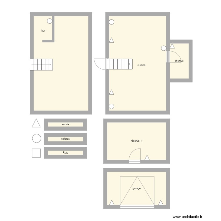 colibri bleu. Plan de 0 pièce et 0 m2