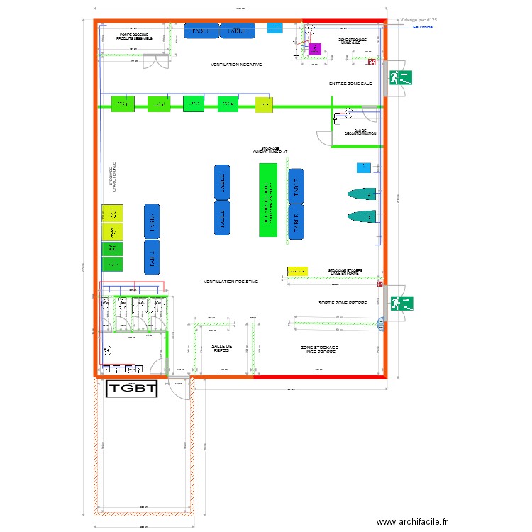 PROJET HOPITEL DJIBOUTI ACEPTIQUE. Plan de 0 pièce et 0 m2