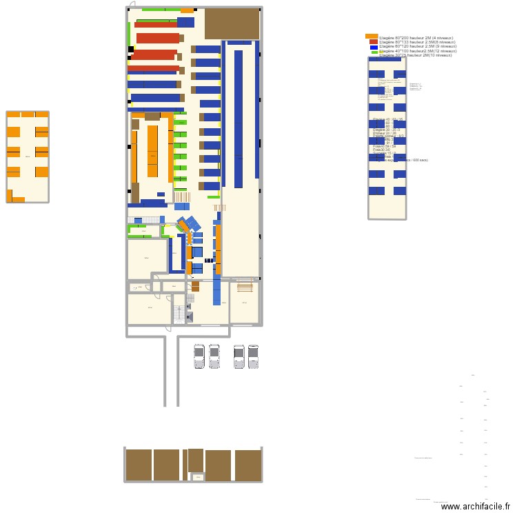 CLICHY . Plan de 15 pièces et 1331 m2