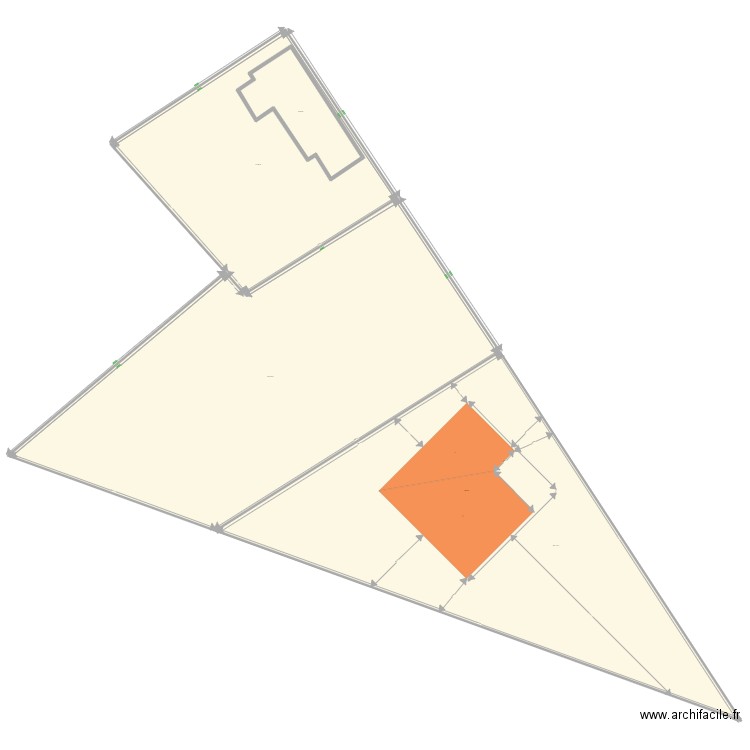 cadastre chessa 3. Plan de 4 pièces et 2778 m2