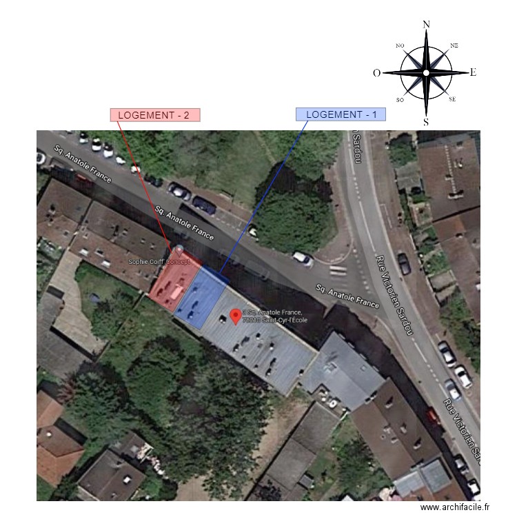 maps anatole. Plan de 0 pièce et 0 m2