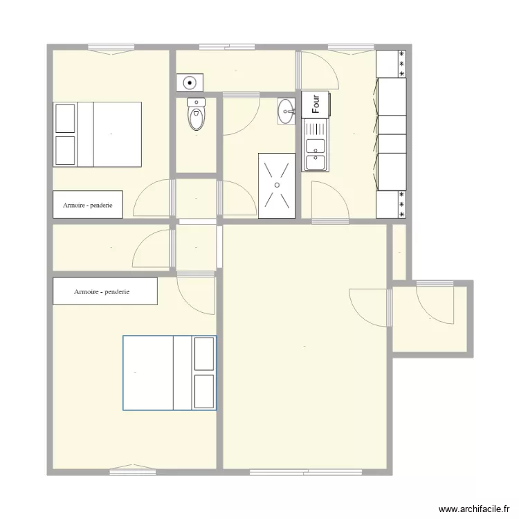 appart Metz. Plan de 