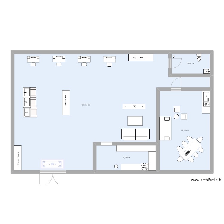 salon im. Plan de 0 pièce et 0 m2
