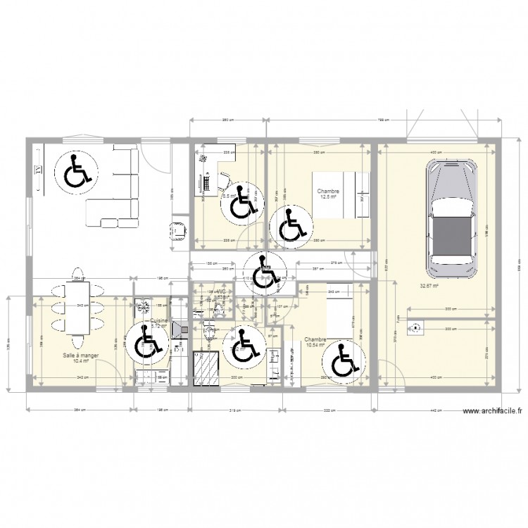 maison pmr. Plan de 0 pièce et 0 m2