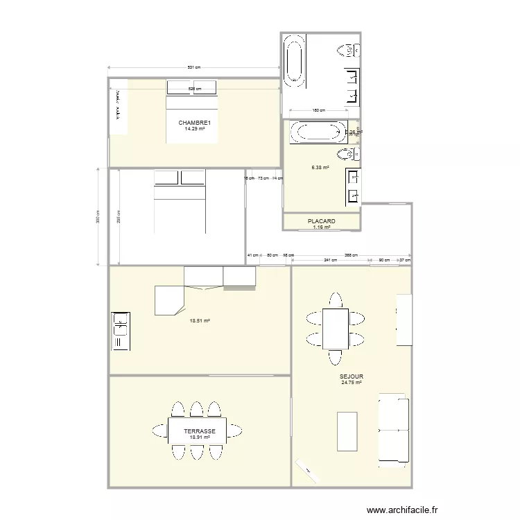 PLAN ORIGINAL. Plan de 