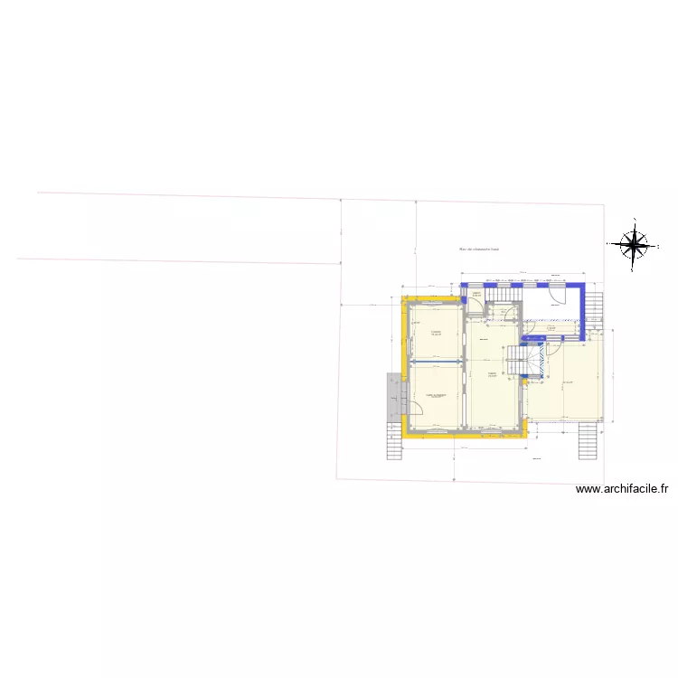 AJ RDCH cur&eacute; bow window est. Plan de 