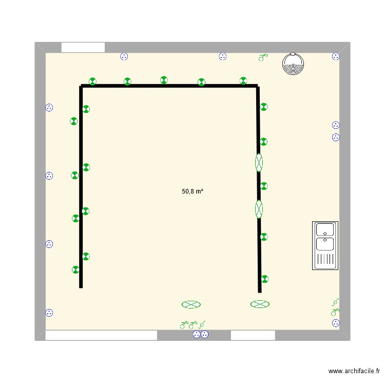 plan electrique . Plan de 0 pièce et 0 m2
