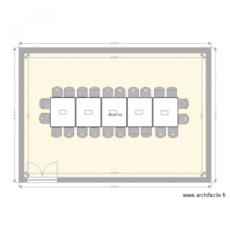 AMENAGEMENT SPAZEO . Plan de 0 pièce et 0 m2