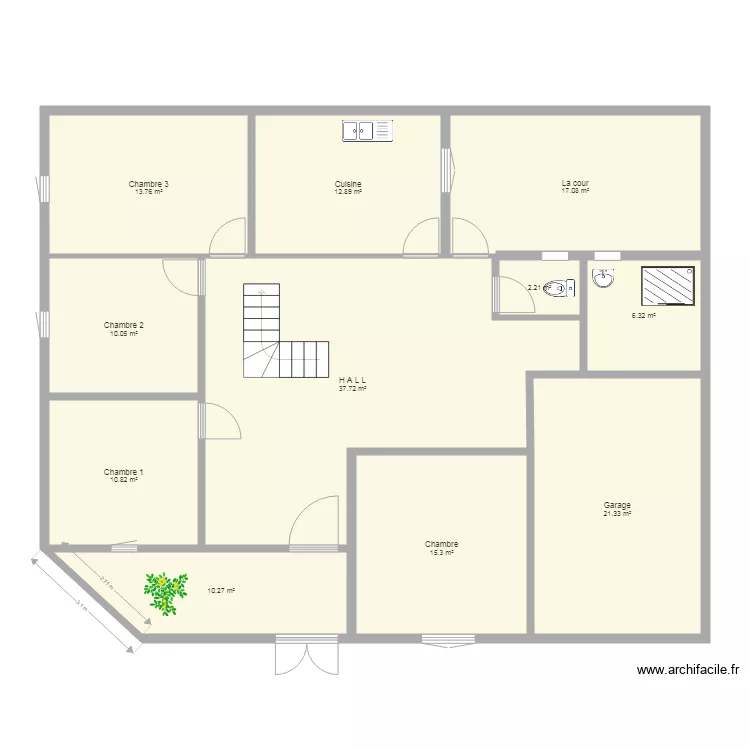 maison. Plan de maison. Plan de