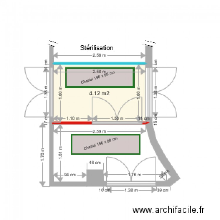 SAS BLOC OPERATOIRE. Plan de 0 pièce et 0 m2