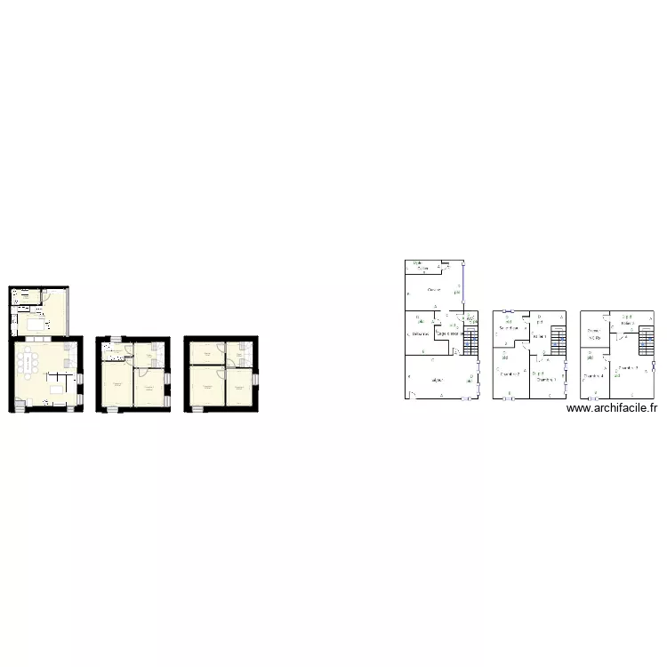 Apr&egrave;s Travaux. Plan de 