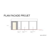 Plan de coupe façade extérieureCARMAUX