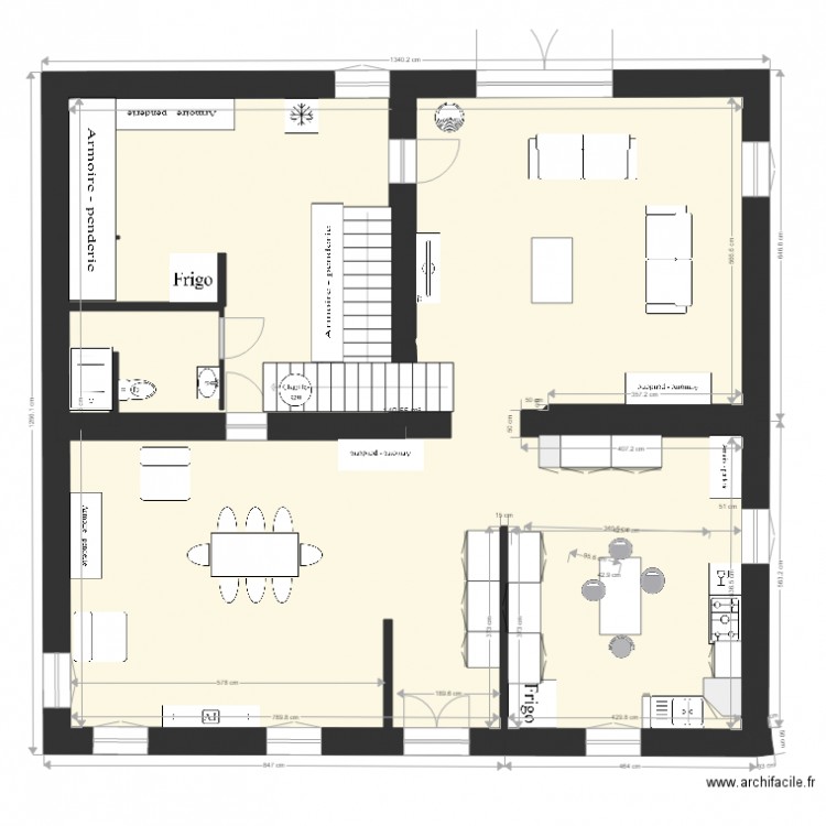 RDC 3 avril 2017. Plan de 0 pièce et 0 m2