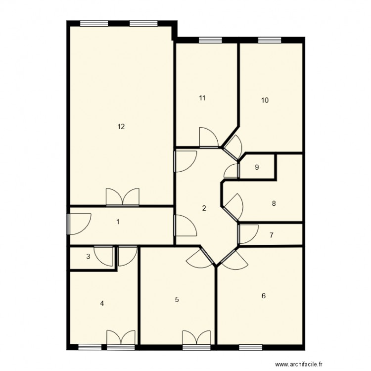 184550 SCI NOTRE DAME. Plan de 0 pièce et 0 m2