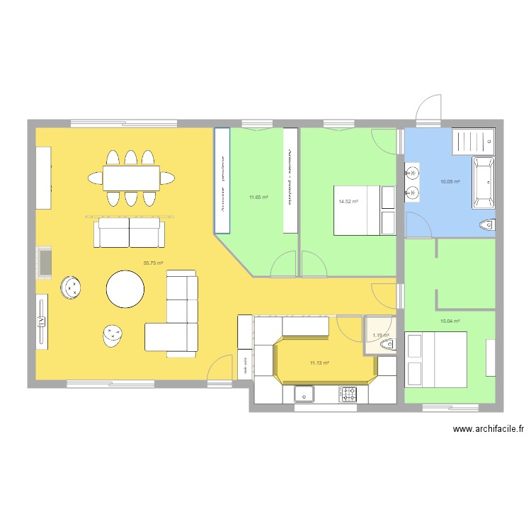 plan sautron 1. Plan de 0 pièce et 0 m2