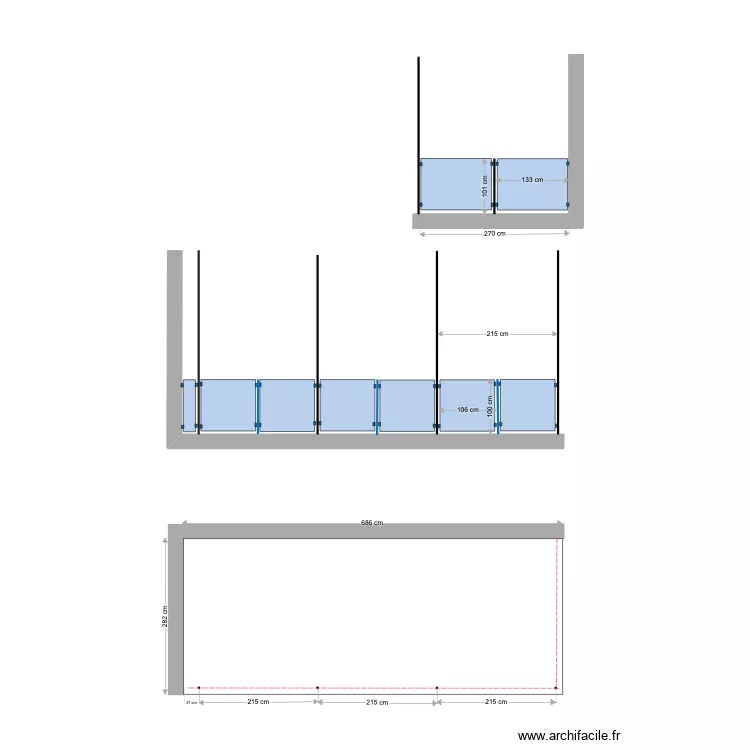 Terrasse plan - Option 1. Plan de Terrasse plan - Option 1. Plan de