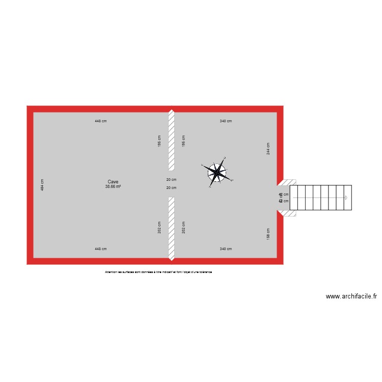 BI4682 cave coté. Plan de 0 pièce et 0 m2