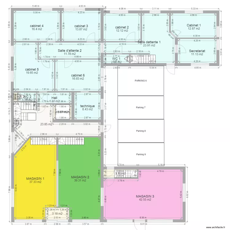 Lasne RDC complet. Plan de 