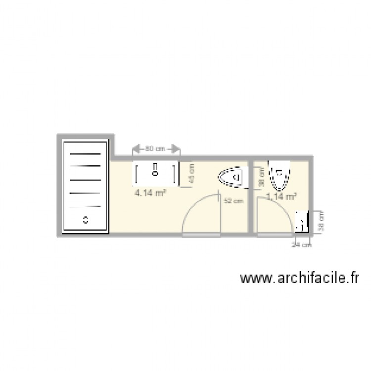 SDB WC 29 Promenade 1. Plan de 0 pièce et 0 m2