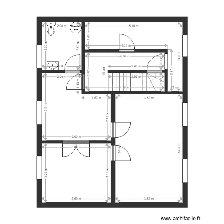 BOULANGE 1ETG MODIFIE 2. Plan de 