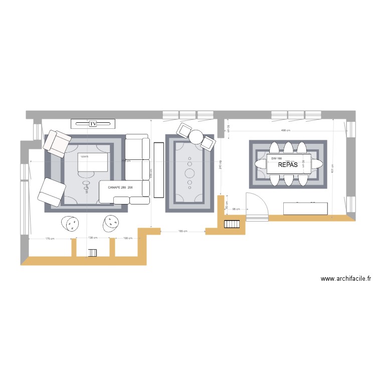 SALON SAM MOBILIER . Plan de 0 pièce et 0 m2