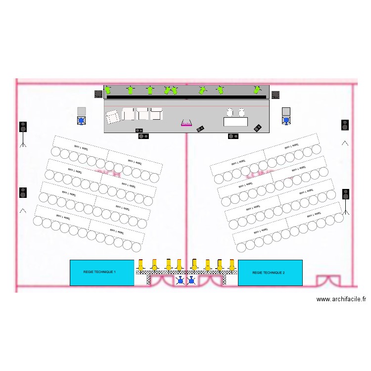 UER Plénière Crowne Plaza. Plan de 0 pièce et 0 m2